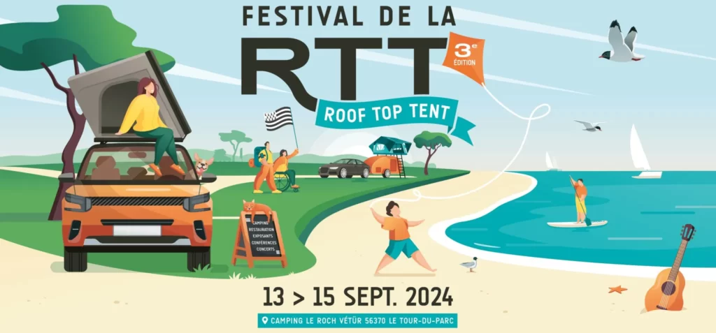 Affiche festival Roof top ten 2024